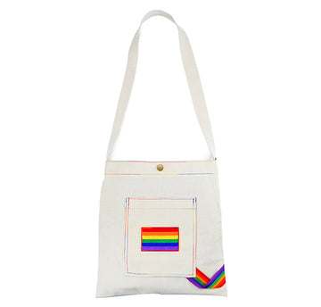 LGBTQ+ Rainbow Canvas Bag