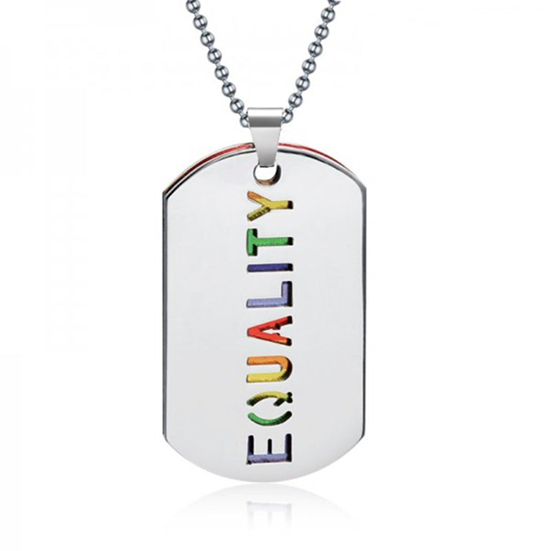 LGBTQ+ Necklace Tag